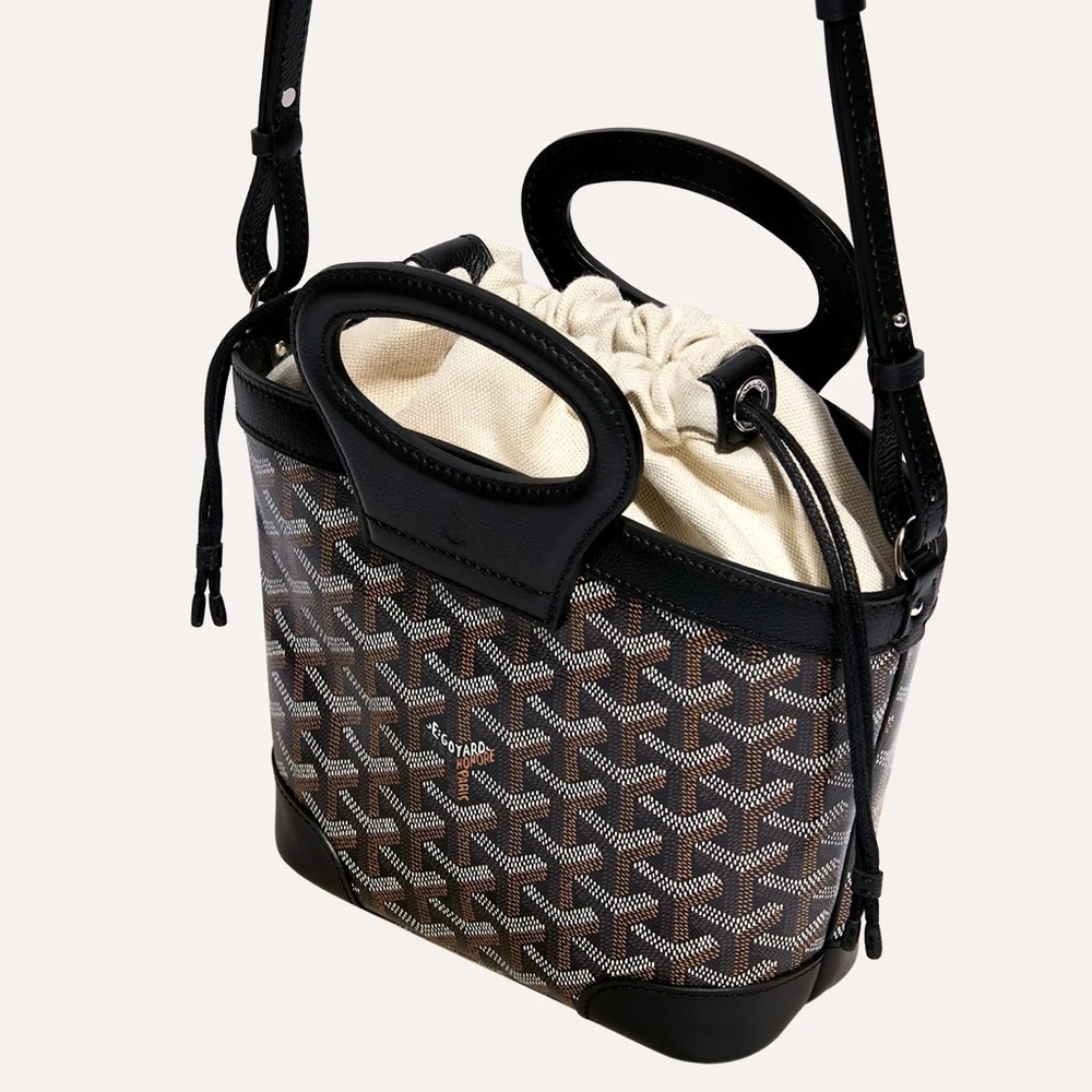 NEW🖤GOYARD🖤Mini Beluga Crossbody Top Handle Bag - Picture 5 of 12